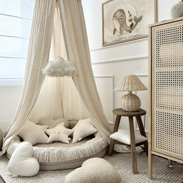 Boho twist natur sengehimmel, Cotton & Sweets