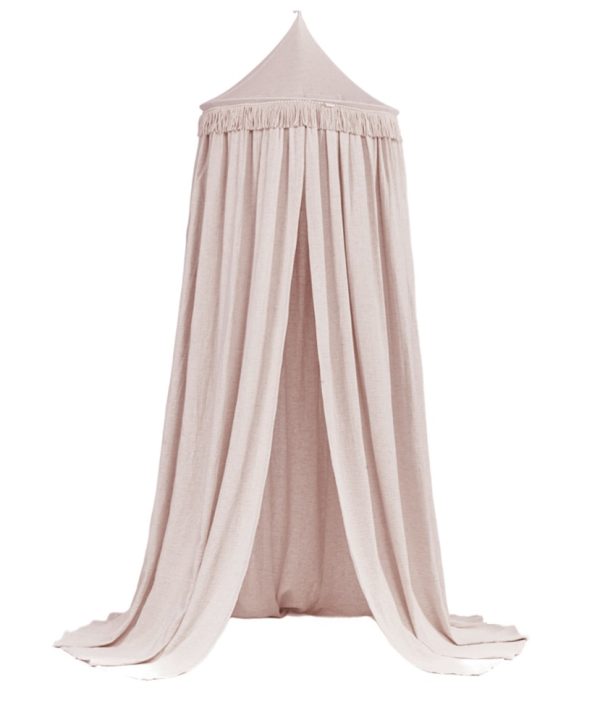Boho twist pudderrosa sængehimmel maxi, Cotton & Sweets