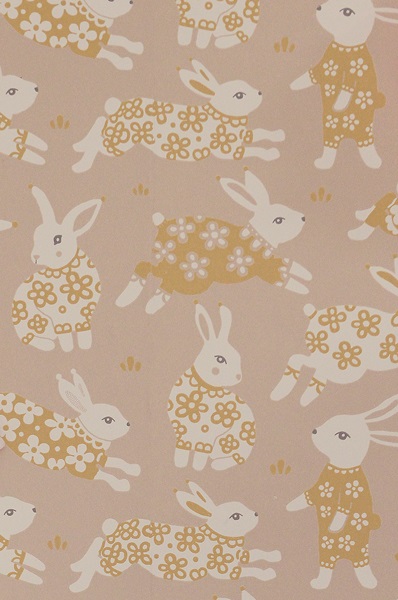 Majvillan, tapet til børneværelset Garden party, dusty blush pink - Billede 7