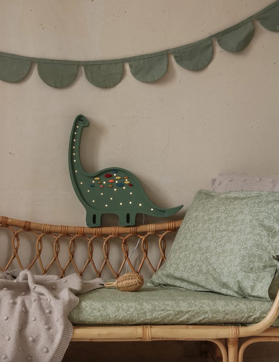 Little Lights, Natlampe til børneværelset, Dino grøn - Billede 2