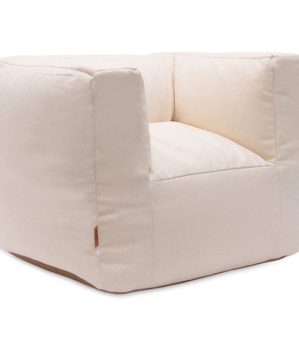 Jollein, Sofa Beanbag lænestol, natural twill