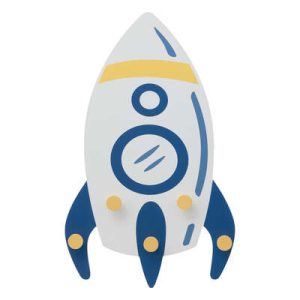 Hænger krogbræt til børneværelset, Rocket