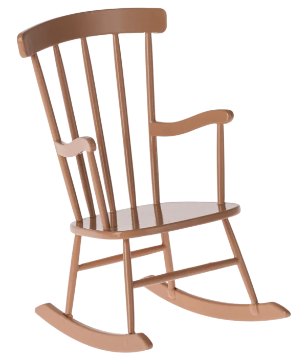 Maileg, mørkrosa gyngestol mini