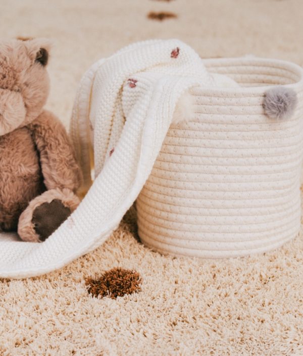 Babylove opbevaringskurv til børneværelset (creme)