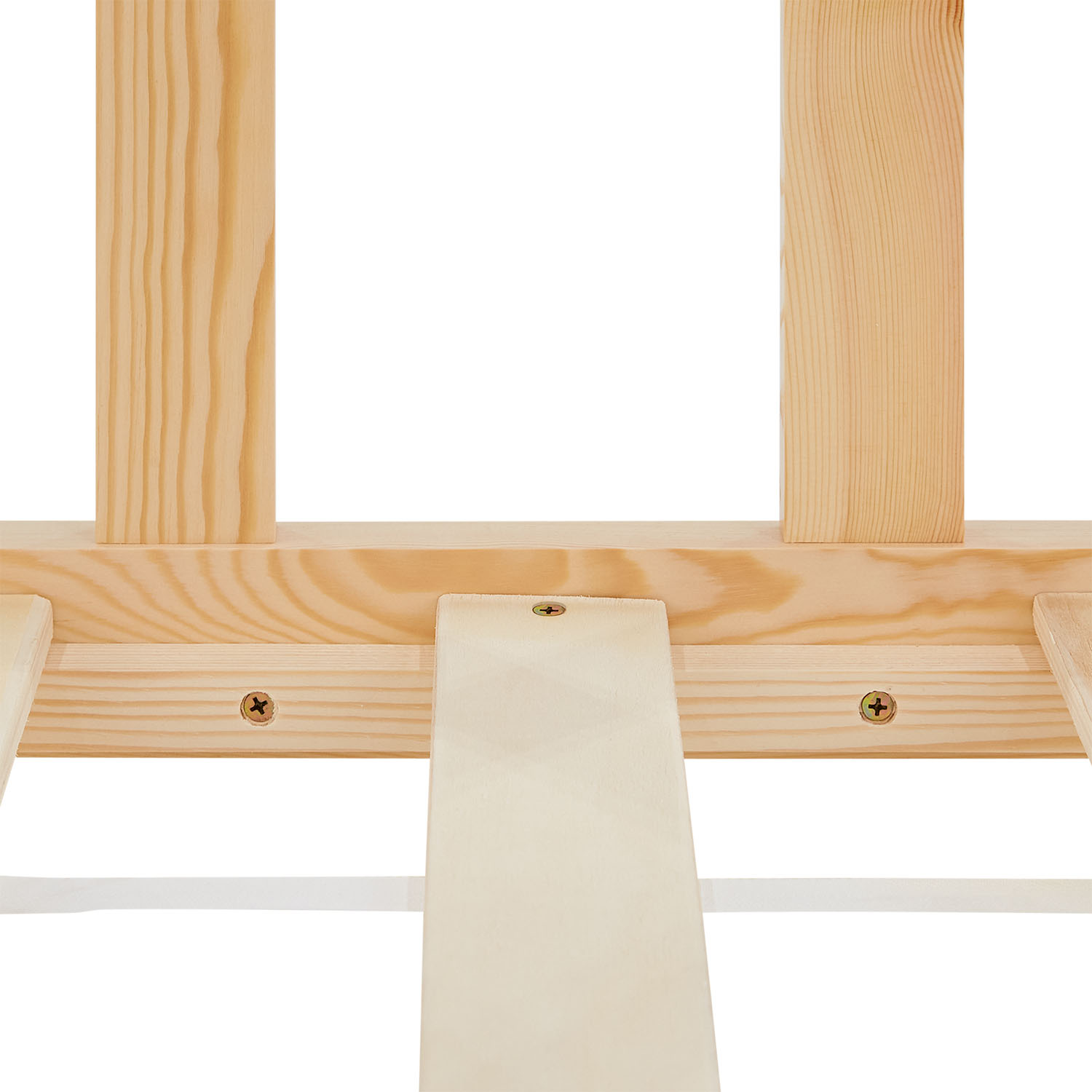 Montessori natur barneseng med beskyttelseskanter, 90x200 cm - Billede 5