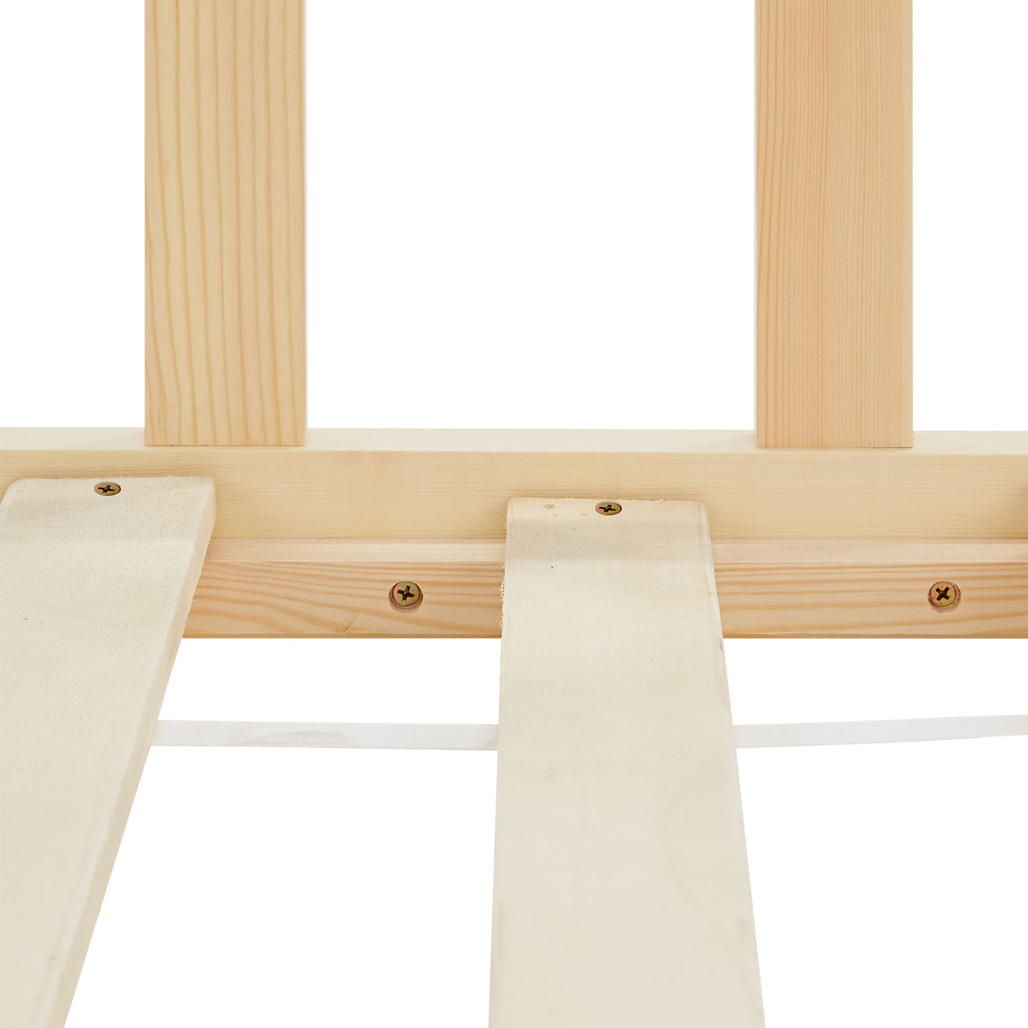 Montessori natur barneseng med beskyttelseskanter, 120x200 cm - Billede 6