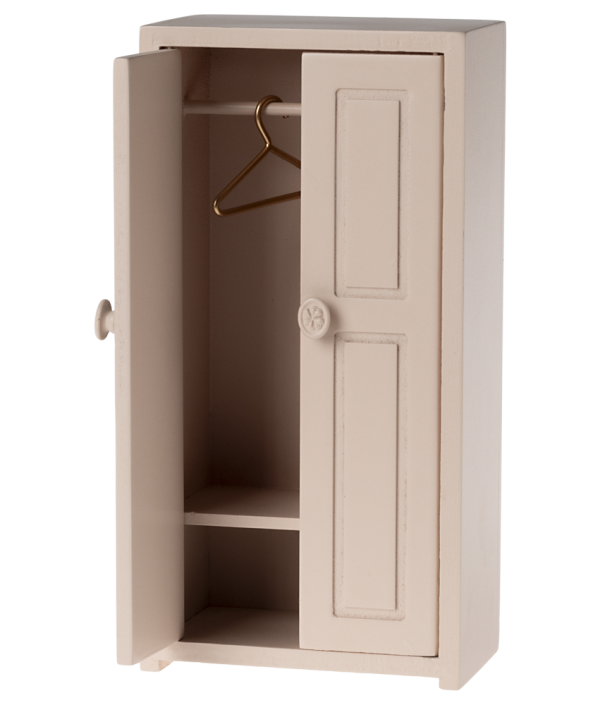 Maileg, Garderobe til Mus, Lysrosa