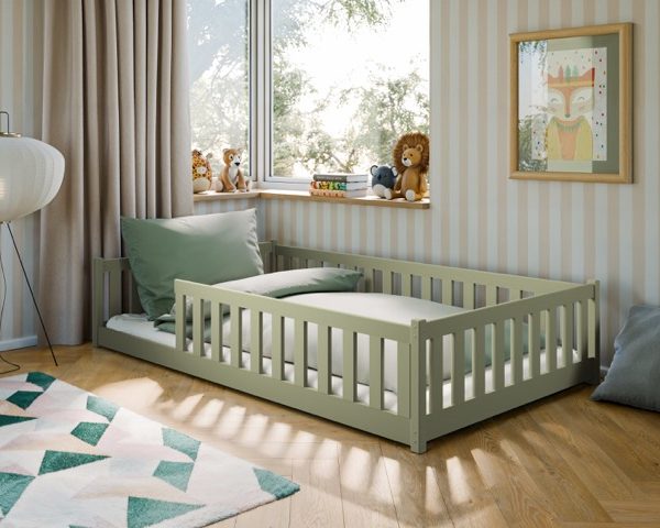 Barneseng Ossian 120x200 cm, olive