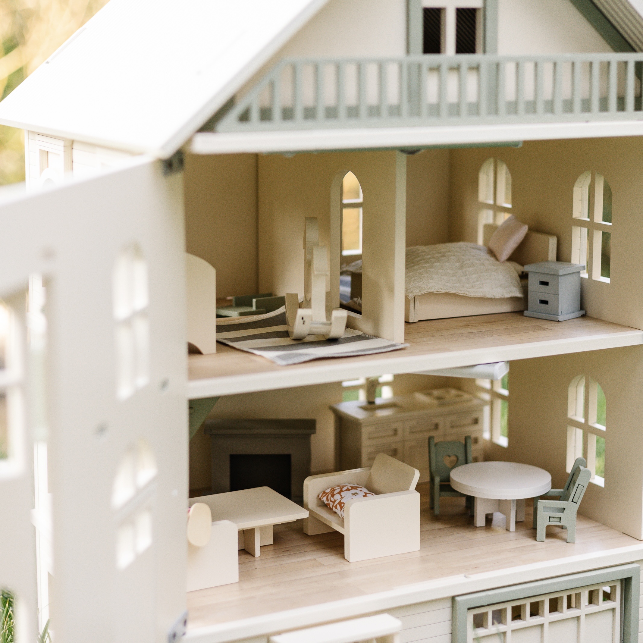House of San Francisco – Luksusdukke hus i træ - Billede 6