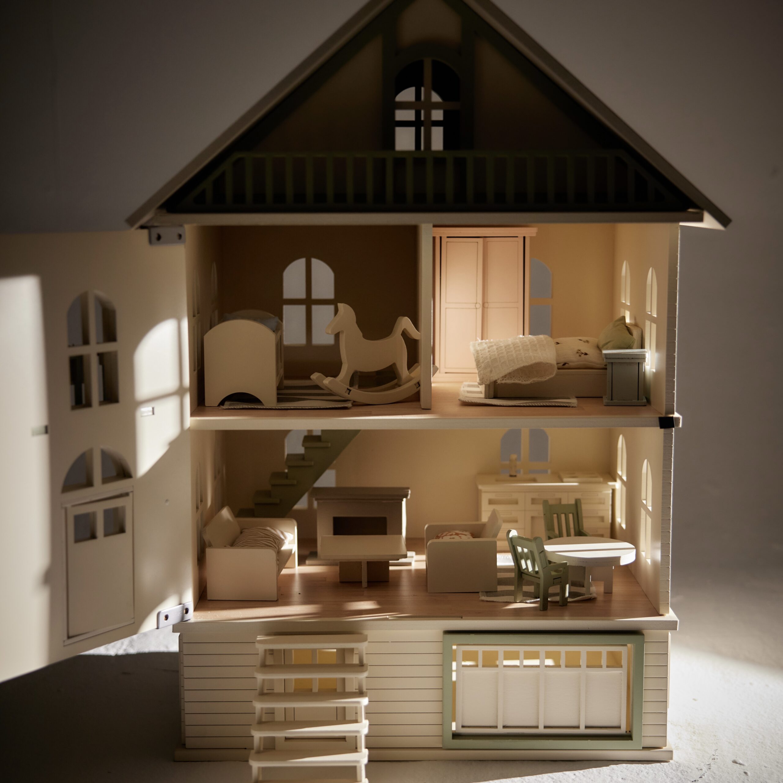 House of San Francisco – Luksusdukke hus i træ - Billede 11