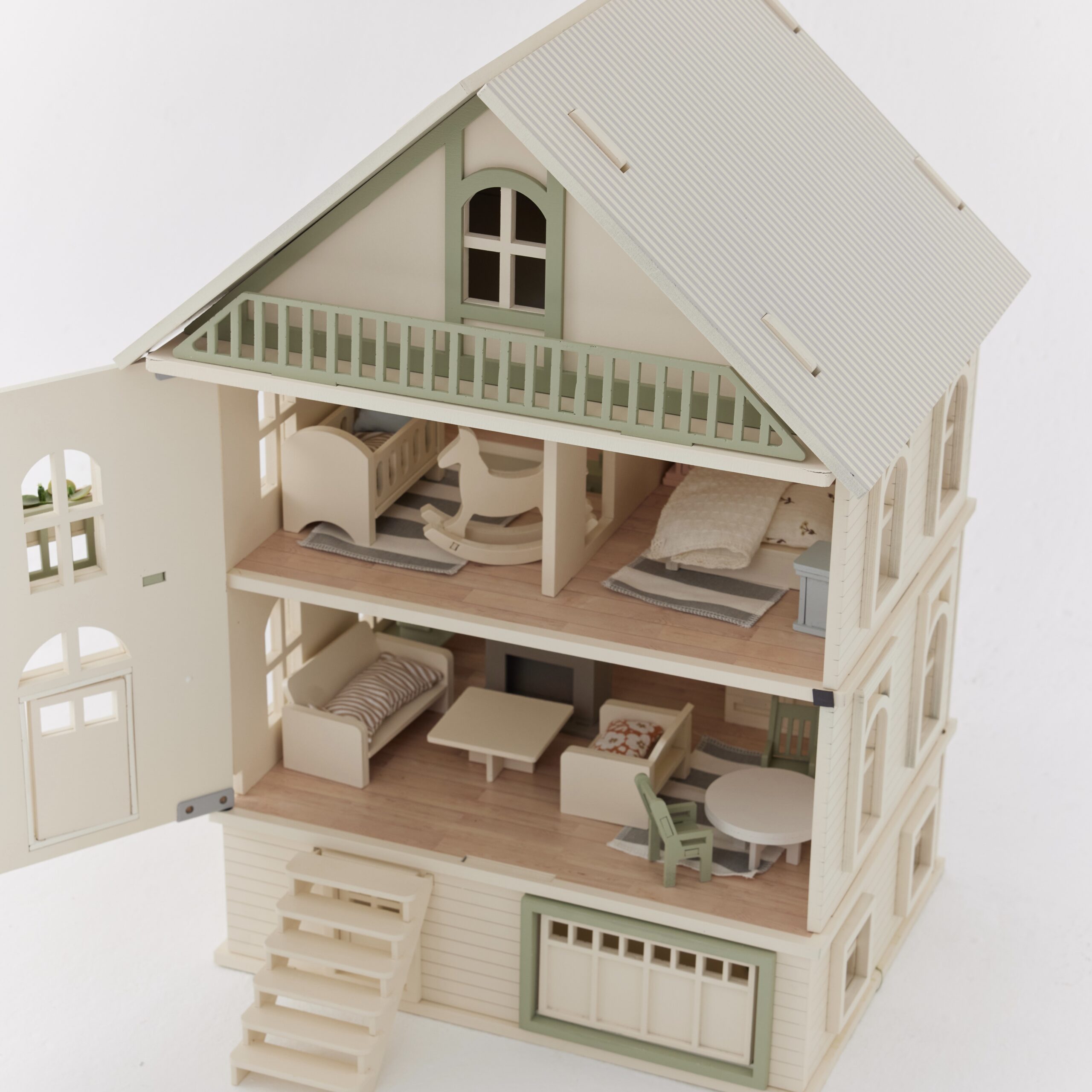 House of San Francisco – Luksusdukke hus i træ - Billede 19