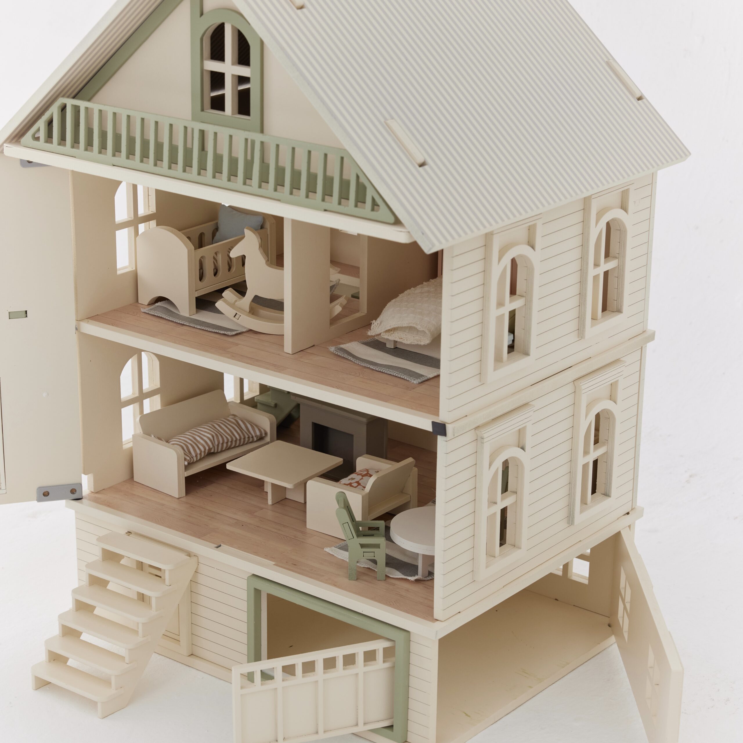 House of San Francisco – Luksusdukke hus i træ - Billede 18
