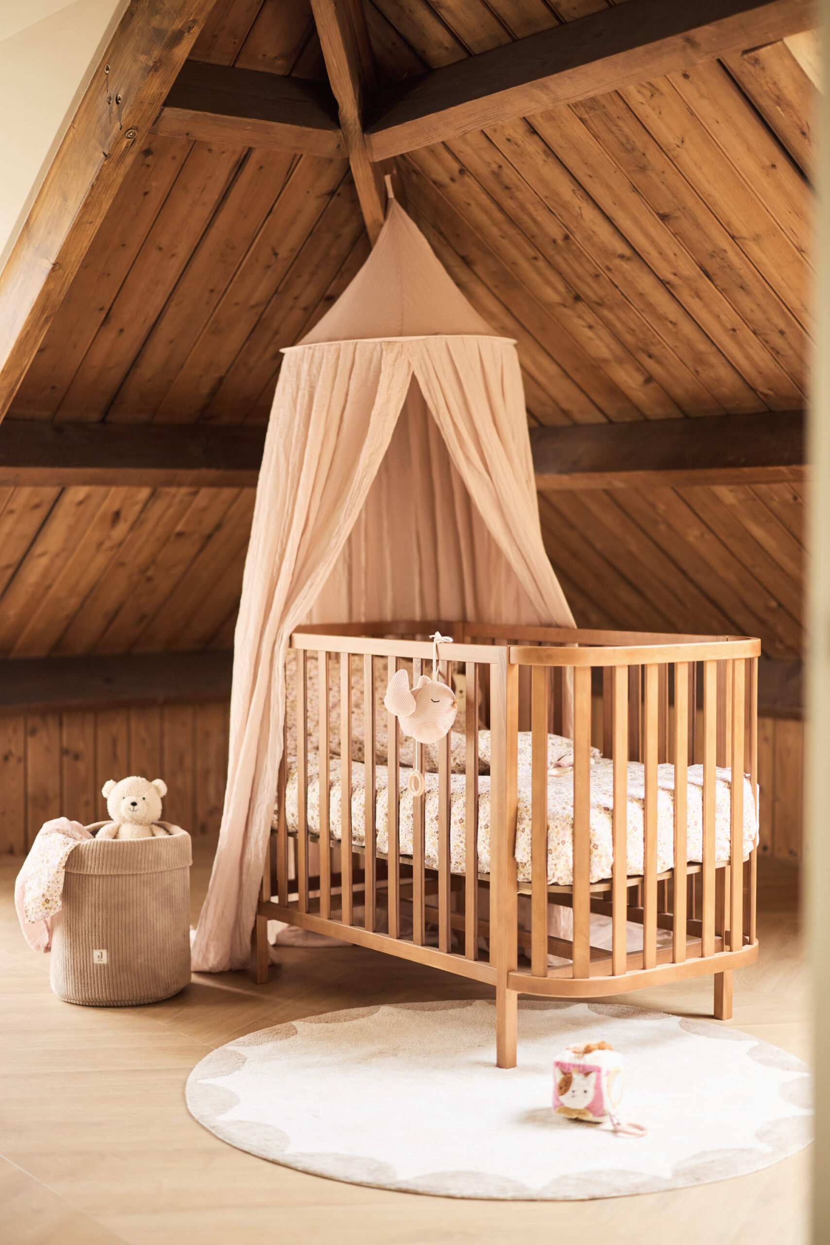 Jollein, sængehimmel Cosy Check Sand - Billede 8