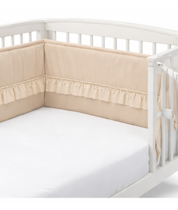 Babylove, Sengehestebeskyttelse med flæse, Creme