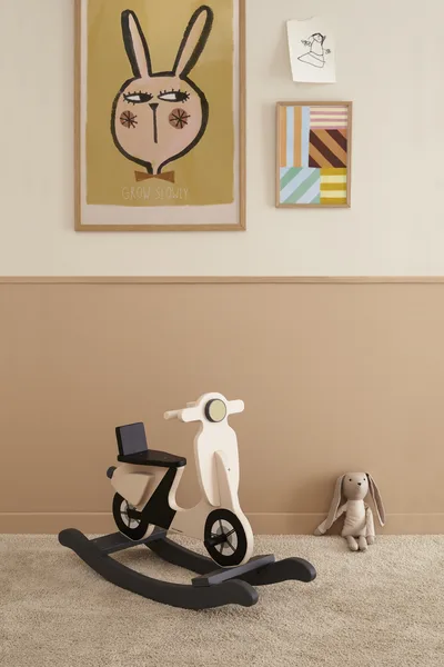 Kid's Concept Gungscooter lysbeige