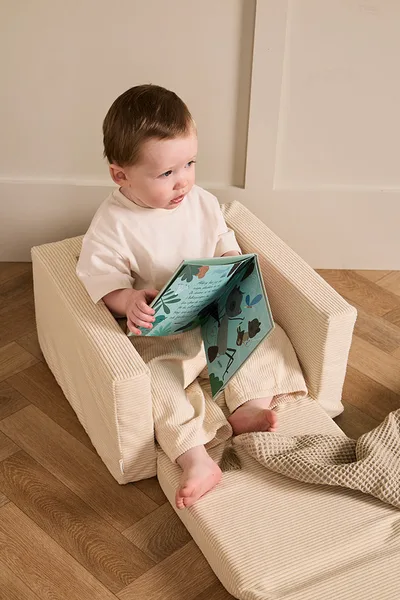 Kid's Concept lænestol foldbar naturhvid