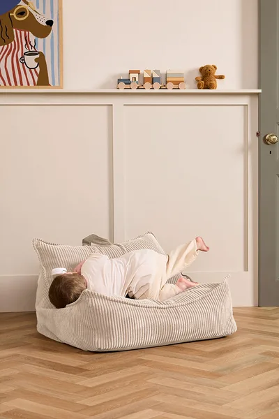 Kid's Concept Sækkestol naturhvid
